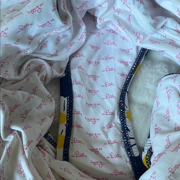 Lilly Pulitzer One-Piece Wrap Swimsuit Daisy and Ladybug - Picture 7 of 8